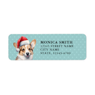 Pembroke Welsh Corgi Retourner les étiquettes d'ad