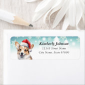 Pembroke Welsh Corgi Retourner les étiquettes d'ad (En situation)