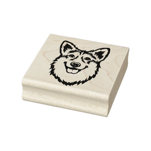 Pembroke Welsh Corgi Rubberstempel (Stempel)