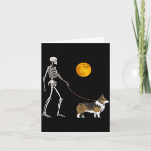 Pembroke Welsh Corgi Skelet Hond Wandelen Kaart