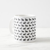 Pembroke Welsh Corgi Sketch Design Mug (Devant gauche)
