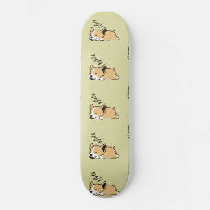 Pembroke Welsh Corgi Sleeping Hondenliefhebber ZZZ Skateboard