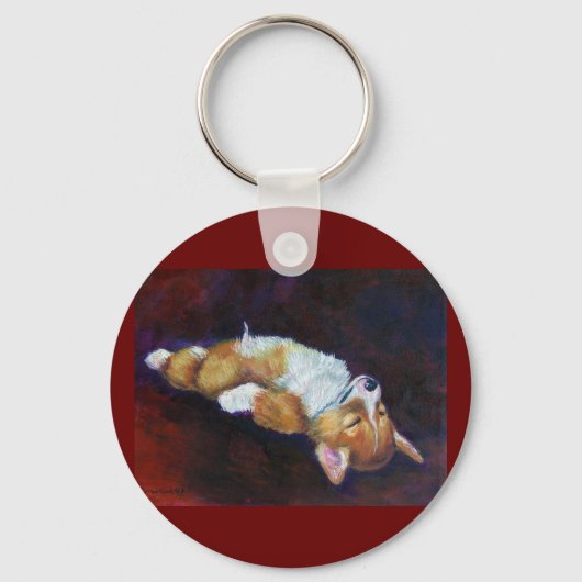 Pembroke Welsh Corgi Sleutelhanger (Voorkant)