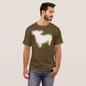 Pembroke Welsh Corgi T-shirt (Voorkant volledig)