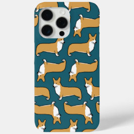 Pembroke Welsh Corgis Pattern | Cute Hondenliefheb iPhone 15 Pro Max Hoesje