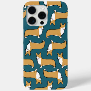 Pembroke Welsh Corgis Pattern Cute Hondenliefheb iPhone 15 Pro Max Hoesje