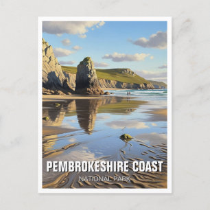 Pembrokeshire Coast National Park Wales Reizen Briefkaart