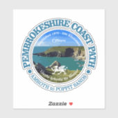 Pembrokeshire Coast Path Sticker (Vel)