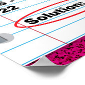 PEMDAS-Poster voor de volgorde van werkzaamheden Poster (Hoek)