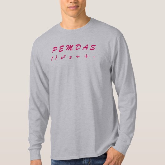 PEMDAS T-SHIRT (Voorkant)