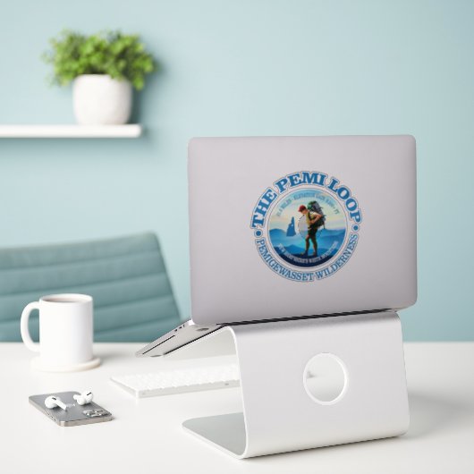 Pemi Loop (Hiker C) Sticker (Laptop op bureau)