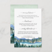 Pemi River Wedding Guest Information Aankondiging (Voorkant / Achterkant)