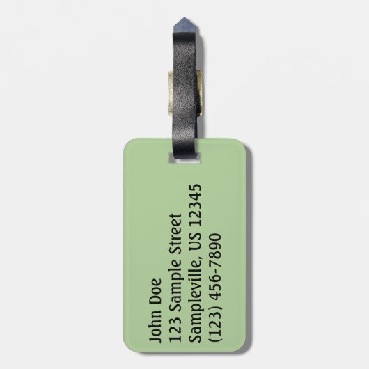 Pemigewasset River Bridge in New Hampshire Bagagelabel (Achterkant verticaal)