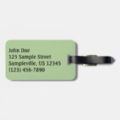 Pemigewasset River Bridge in New Hampshire Bagagelabel (Achterkant horizontaal)