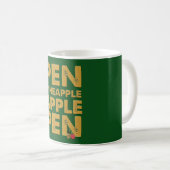 Pen Ananas Apple Pen Holder - Funny PPAP Mok (Voorkant rechts)