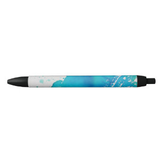Pen Blue White Ocean Art Design