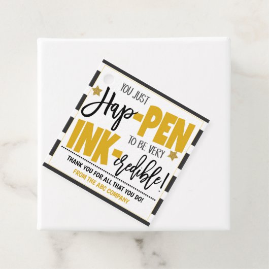 Pen Dank je cadeau Labels (In situ)