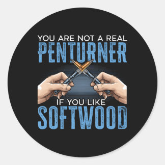 Pen draaien draaibank houtbewerking Pen maken Ronde Sticker