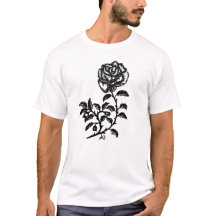 Pen en Ink Roos T-Shirt