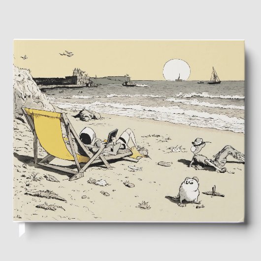 Pen en Ink Schetch Gastenboek (Voorkant)