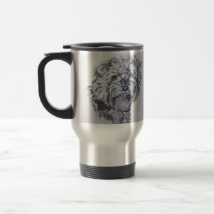 Pen en Ink Yorkshire Terrier Travel Mug Reisbeker