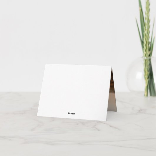 Pen en Inkt Linten en Parels Bedankkaart (Achterkant)