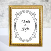 Pen en Inkt linten en parels Kaarten Geschenken Te Poster