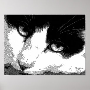 Pen en inktkat poster