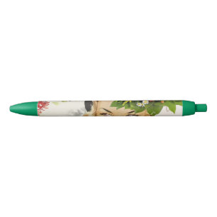 Pen Kantoor en School Pen  Vrouw Floral