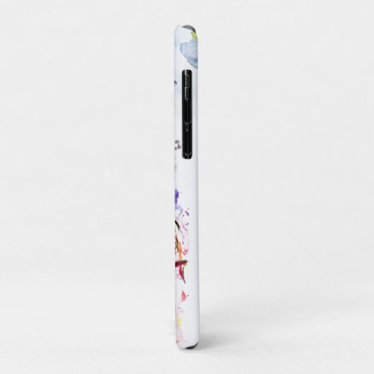 Pen met roze Case-Mate iPhone case (Achterkant/links)