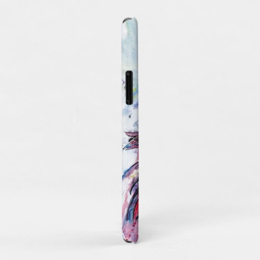Pen met roze Case-Mate iPhone case (Achterkant/rechts)