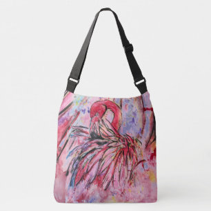 Pen met roze crossbody tas