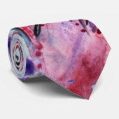 Pen met roze stropdas (Opgerold)