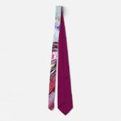 Pen met roze stropdas (Achterkant)