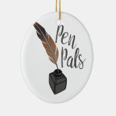 Pen Pals Keramisch Ornament (Rechts)