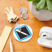 Pen pictogram sleutelhanger