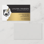 Pen Quill Contract Logo | Professioneel Visitekaartje (Voorkant / Achterkant)