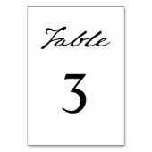 Pen Script Modern Minimalistisch Wit Bruiloft Kaart (Achterkant)