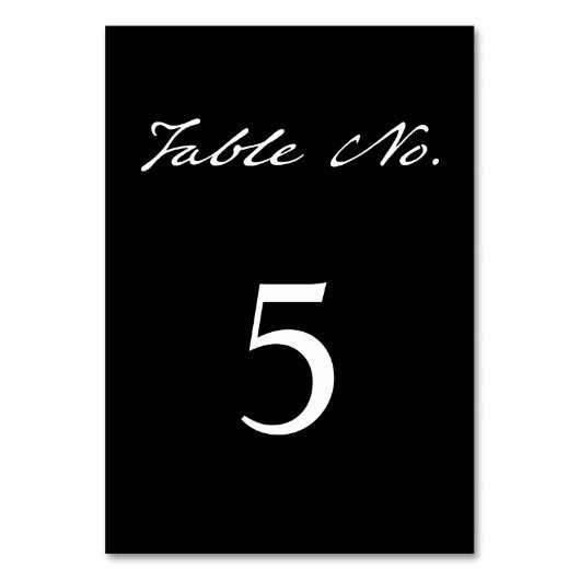 Pen Script Modern Minimalistisch Zwart Bruiloft Kaart (Voorkant)