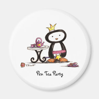 Pen Tea Party Magneet