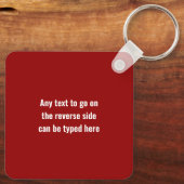 Pen testen - Rood team - Gehandicapte hacker logo Sleutelhanger (Achterkant)