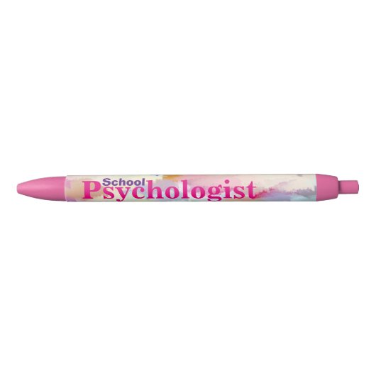 Pen van roze schoolpsycholoog (Voorkant)