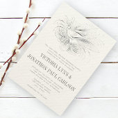 Pen Vlaams  liefdesvogel Uitnodiging tot bruiloft