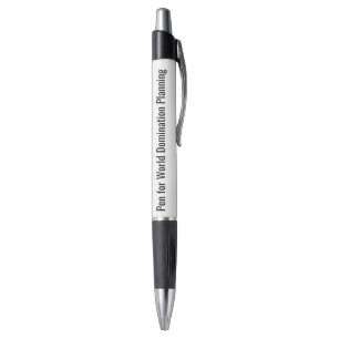 Pen voor World Domination Planning Novelty