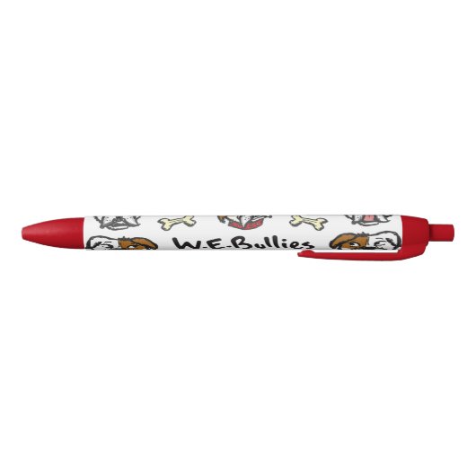 Pen with english bulldog pattern (Bodem)