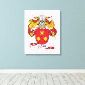 Pena Family Crest Canvas Afdruk (Insitu (Houten vloer))