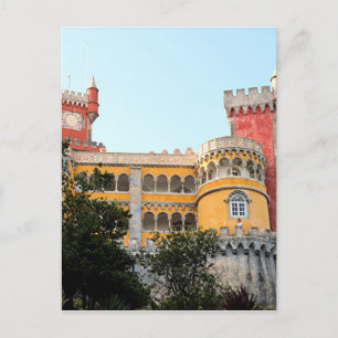 Pena Palace, Sintra, vlakbij Lissabon, Portugal, E Briefkaart