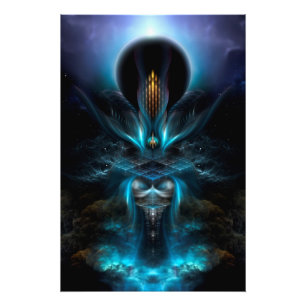 Penapia Fractal Art Fotouitbreiding Foto Afdruk