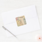Pencader Vierkante Sticker (Envelop)