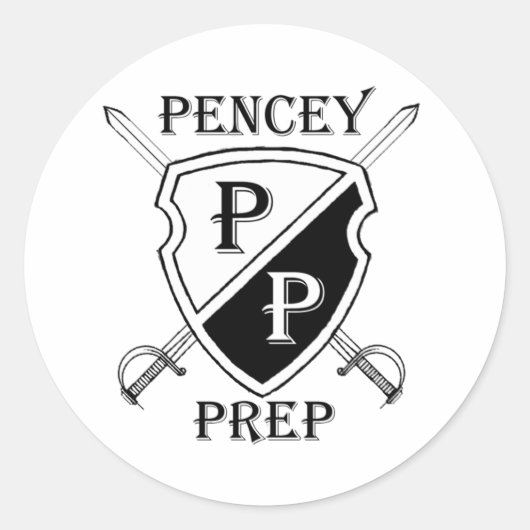 Pencey Prep Ronde Sticker (Voorkant)